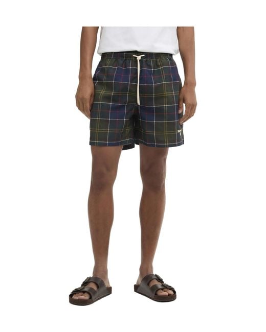 Barbour Multicolor Tartan Swim Short for men