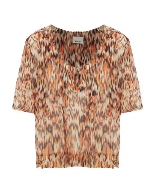 Isabel Marant Brown Short Sleeved Shirt