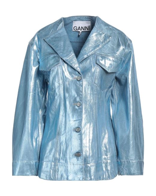 Ganni Blue Stylish Medium Denim Jacket