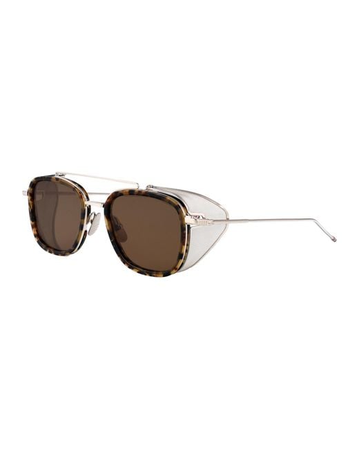 Thom Browne Multicolor Eyewear Square Frame Sunglasses for men