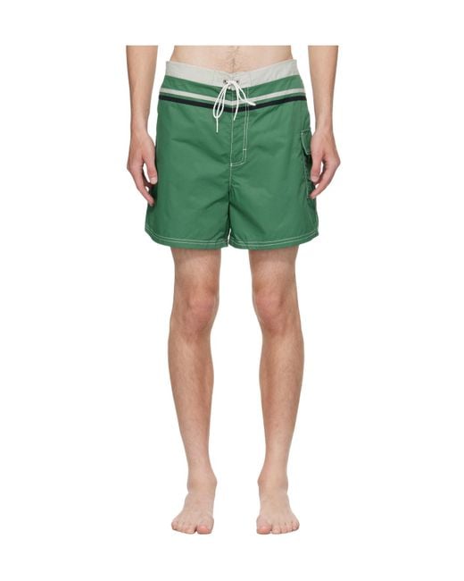 GIMAGUAS Green Joel Swim Shorts for men