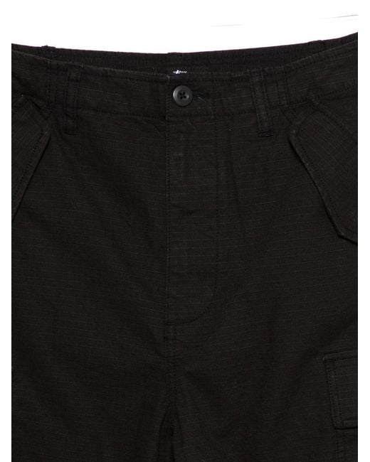 Stussy Black Casual Pants With Belt Loops for men