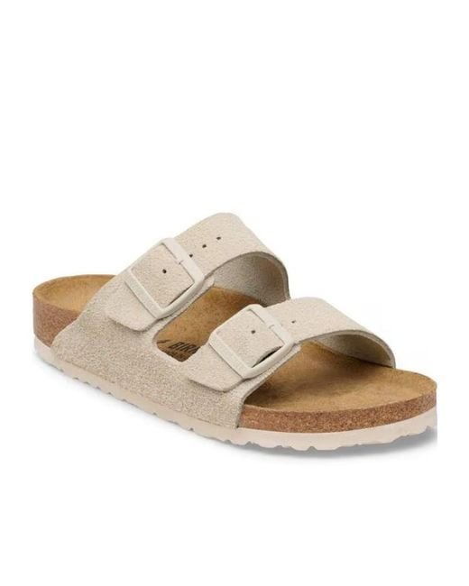 Birkenstock White Arizona Sandals for men