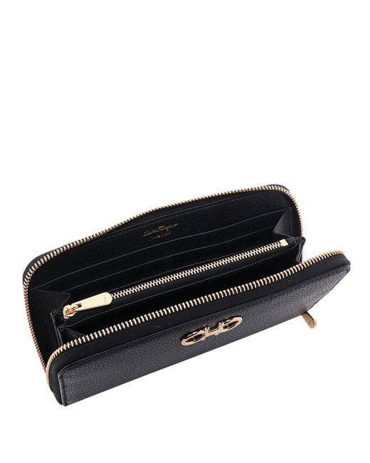 Ferragamo Black Logo Wallet