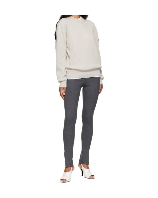 Stone Island Gray Long Sleeve Logo Patch Sweatshirt for men