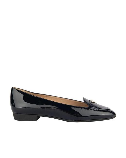 Emporio Armani Black Logo Flats