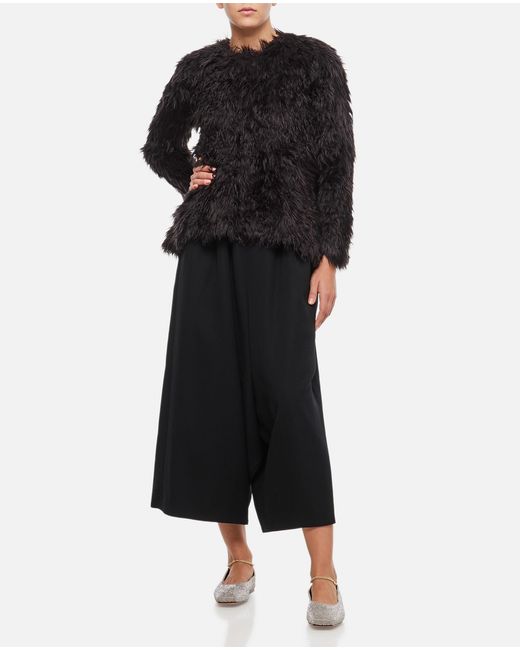 Comme des Garçons Black Long-Sleeved Sweater