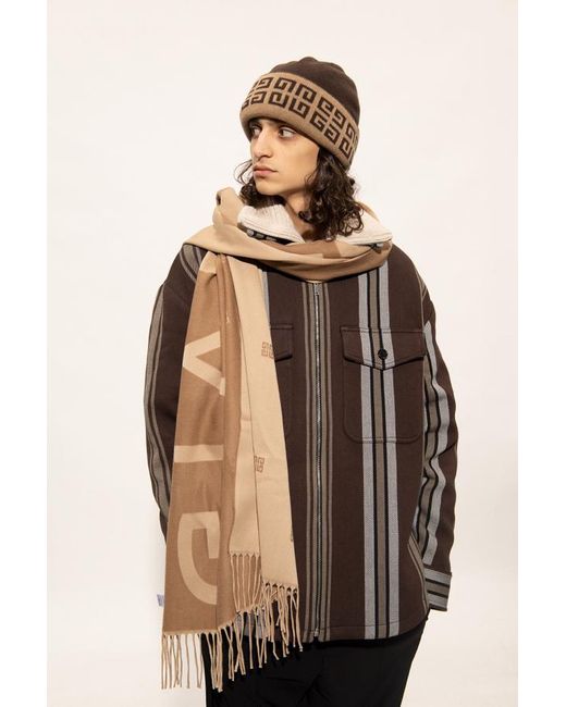 Givenchy Natural Logo Scarf for men