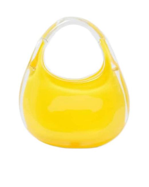 Coperni Yellow Swipe Micro Shoulder Bag