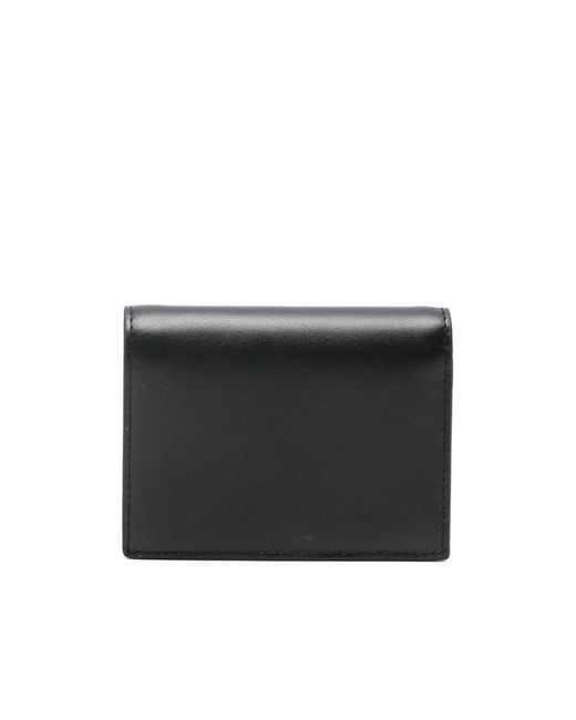 DIESEL Black D Plaque Bi-Fold Wallet