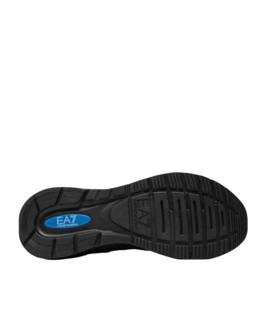 EA7 Black Eagle Logo Low-Top Sneakers for men