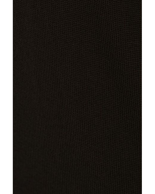 Roberto Collina Black Turtleneck Merino Wool Sweater for men