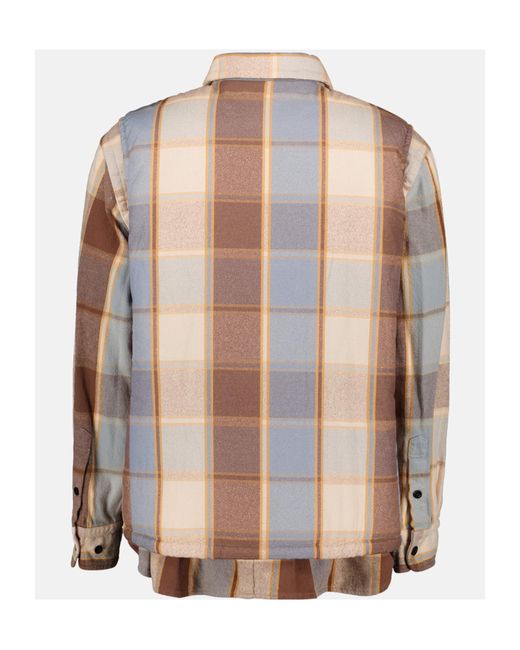 Sacai Brown Checked Jacket for men