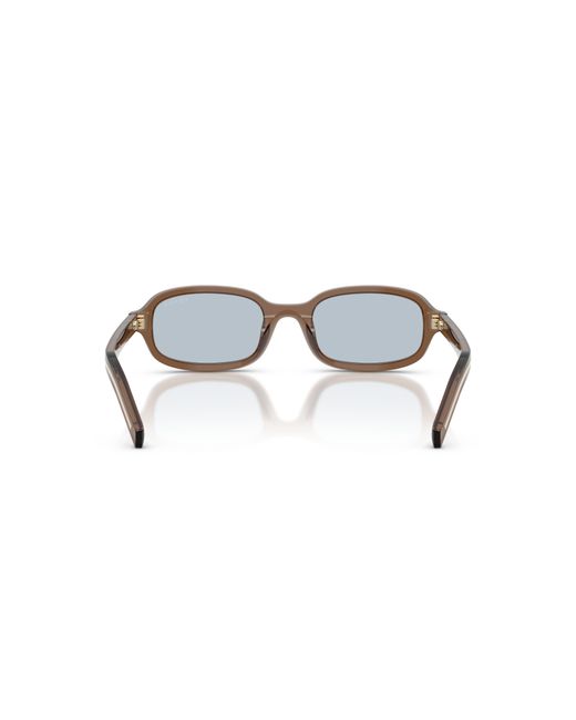 Prada White Full-Rim Sunglasses