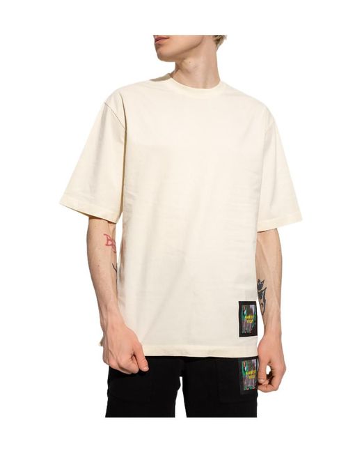 Ambush White Logo Patch Crewneck T-Shirt for men