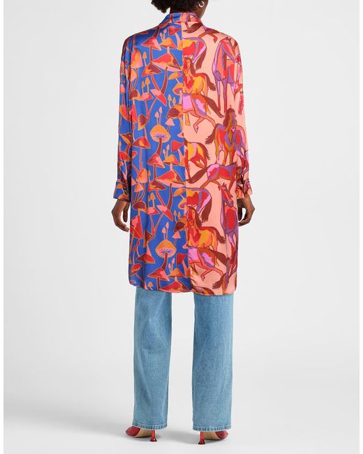Farm Rio Red Long-Sleeved Shirt