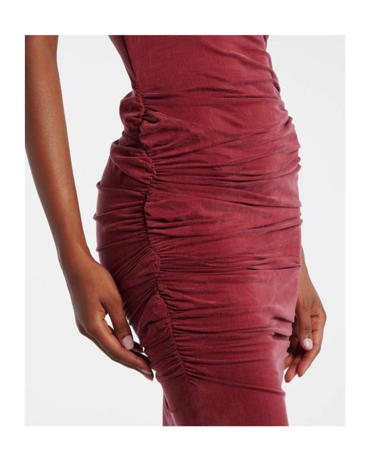 Vivienne Westwood Red Liz Draped Jersey Dress