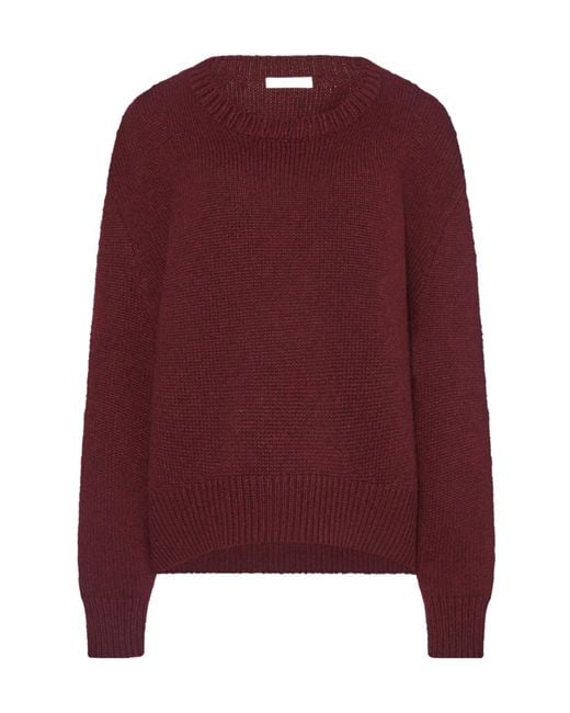 The Row Red Long-Sleeved Sweater