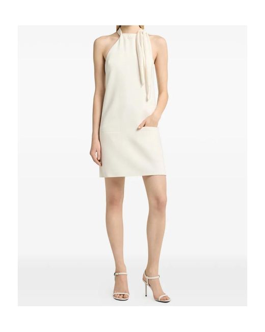 Courreges White Halter Neck Dress