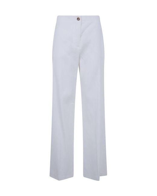 Seventy White Buttoned Trousers