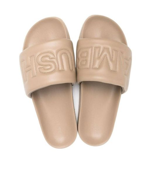 Ambush Natural Quilted Lettering Logo Slides