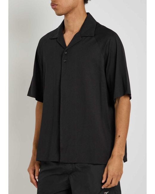 Jacquemus Black La Chemise Jean Atelier Woven Shirt for men
