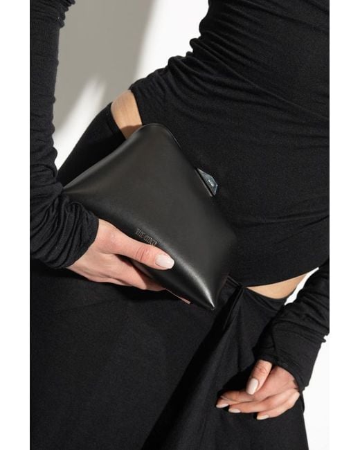 The Attico Black The Midnight Clutch Bag