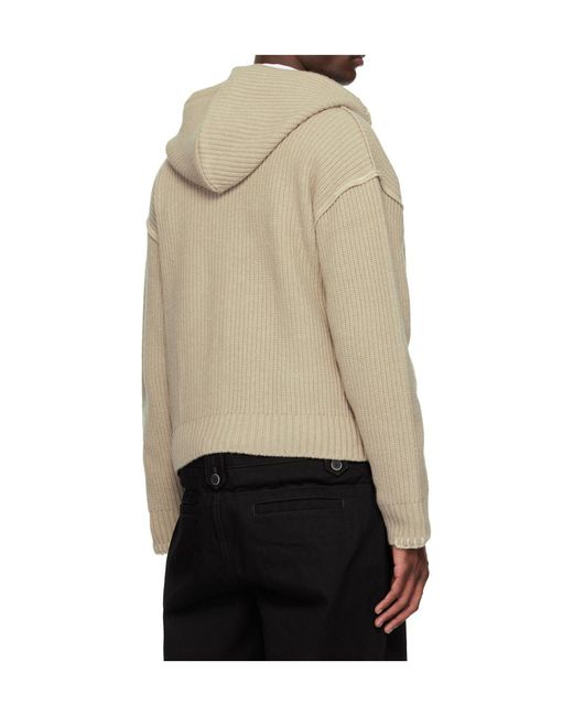 ANDERSSON BELL Natural Zipper Hoodie for men