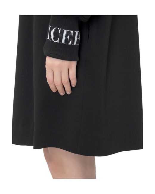 Iceberg Black Logo Dress