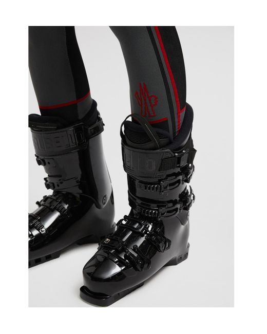Moncler Black Grenoble Stretch-Knit Ski Pants