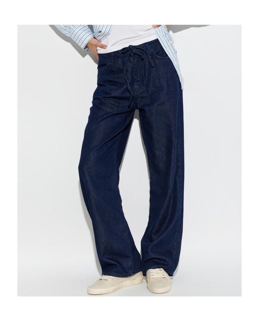 Rag & Bone Blue Belt Loop Jeans