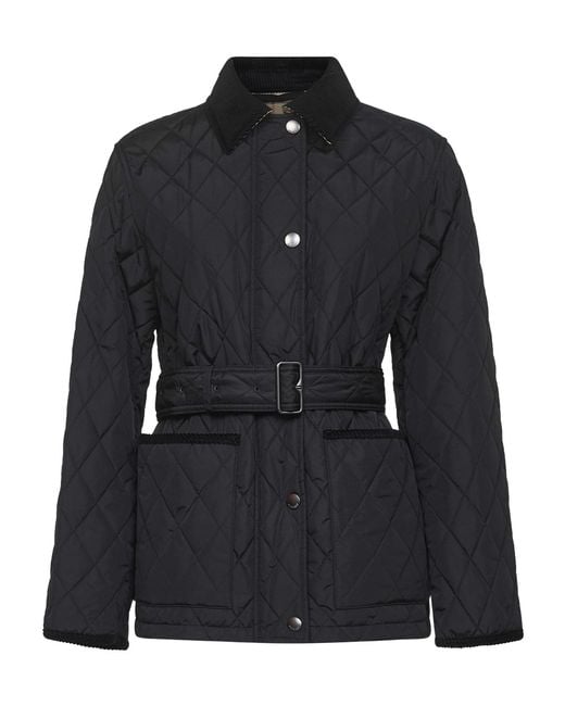 Burberry Black Quilted Nylon Jacket