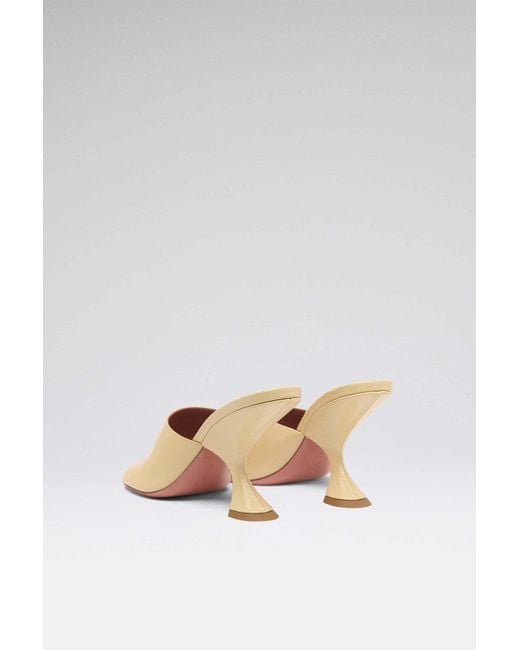 AMINA MUADDI Natural Taylor Slipper 90 High Heel Sandals