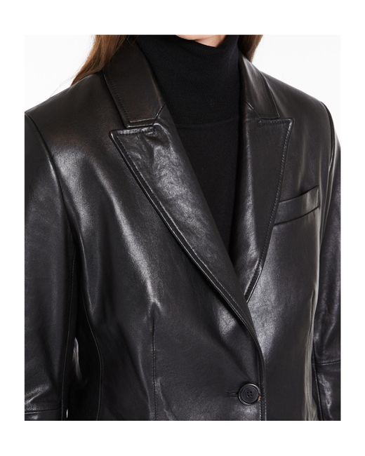 Max Mara Black Single-Breasted Blazer