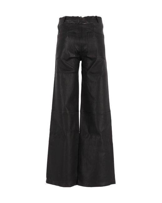 Arma Black Casual Trousers With Belt Loops