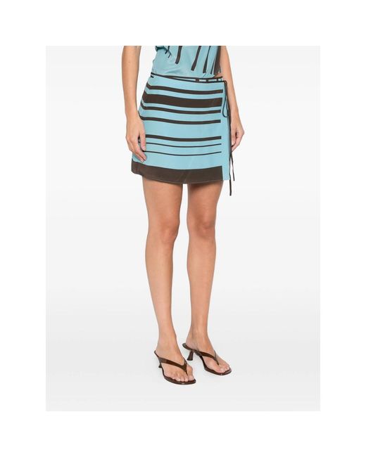 Sir Blue Patterned Skirt