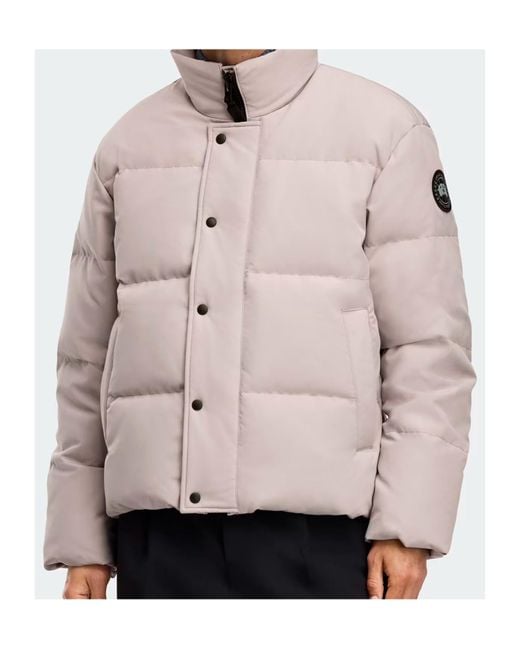 Canada Goose Gray Padded Coat for men