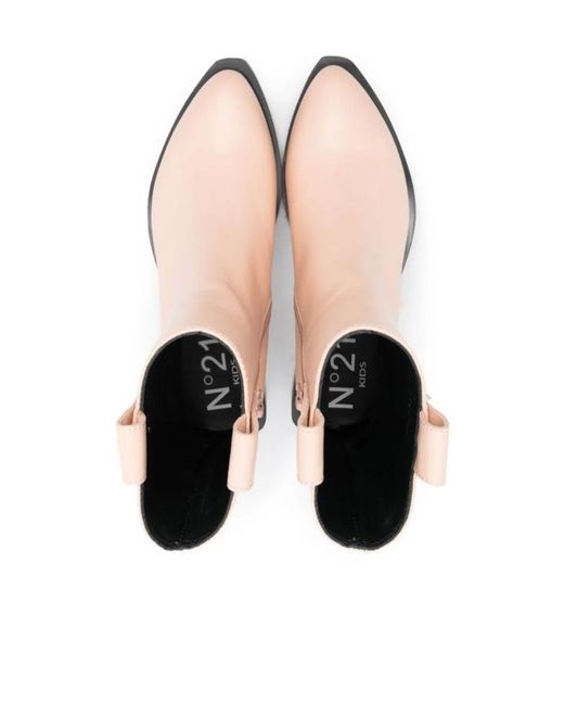 N°21 White Logo Boots