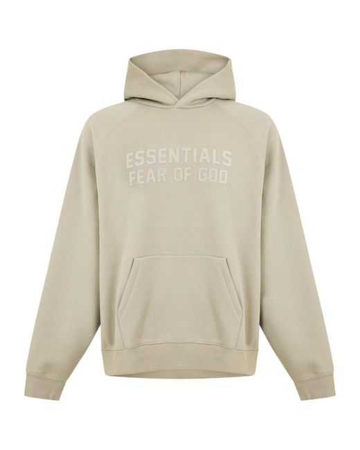 Fear Of God White Logo Hoodie for men