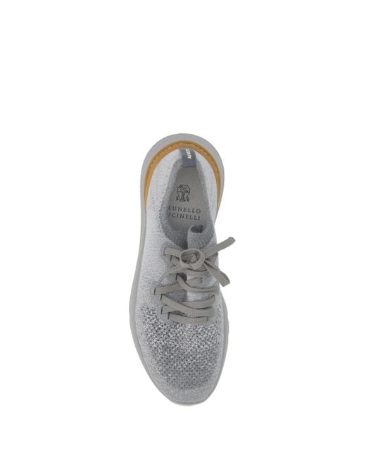 Brunello Cucinelli White Sneakers for men