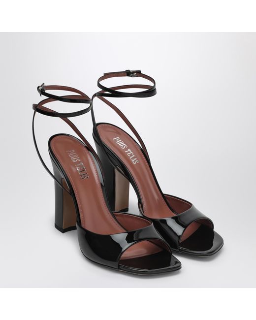 Paris Texas Black Lara Sandals