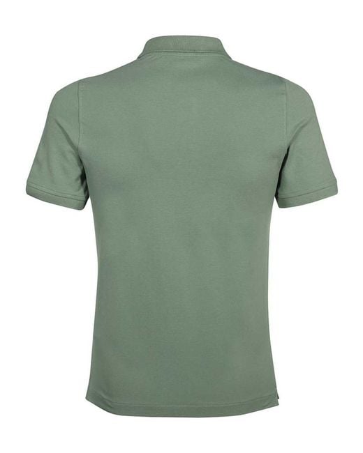 K-Way Green Short-Sleeved Polo Shirt for men