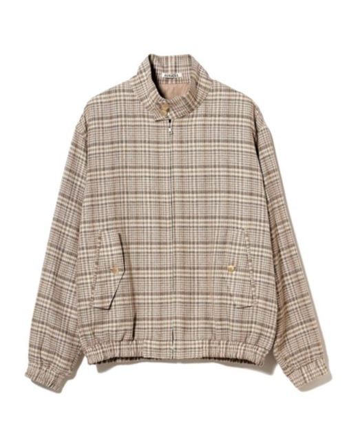Auralee Natural Long-Sleeved Casual Jacket