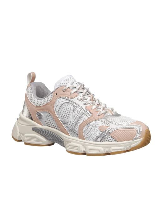 Dior White Chrono Sneakers