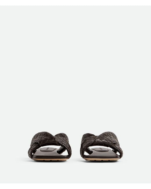 Bottega Veneta Brown 'Riva' Slides