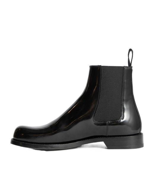 Loewe Black Campo Slip-On Chelsea Boots for men
