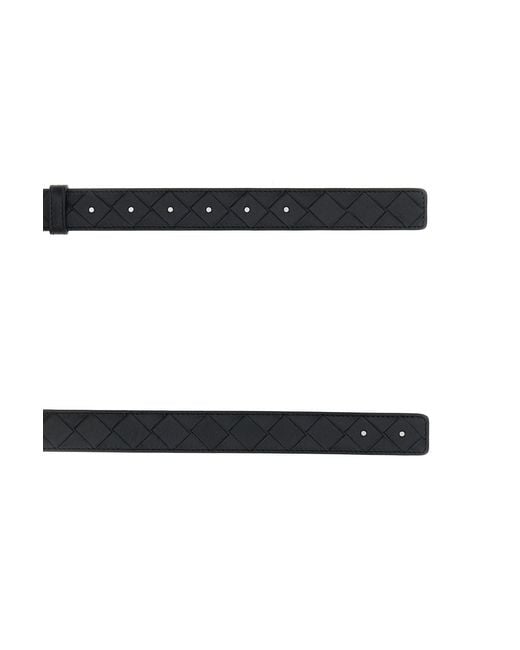 Bottega Veneta White Weave A Belt