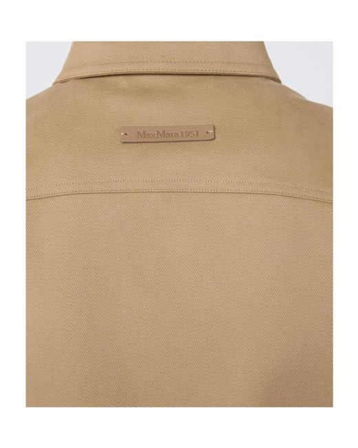 Max Mara Natural Cotton Cropped Jacket