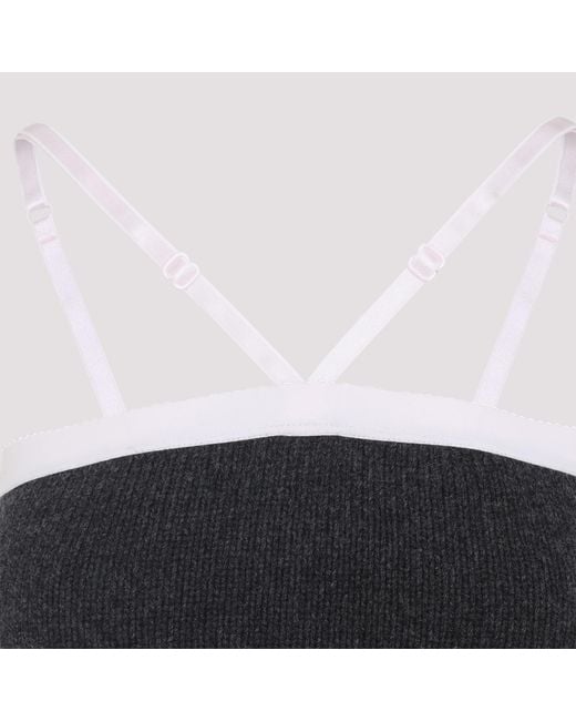 Prada Black Sleeveless Knitted Top