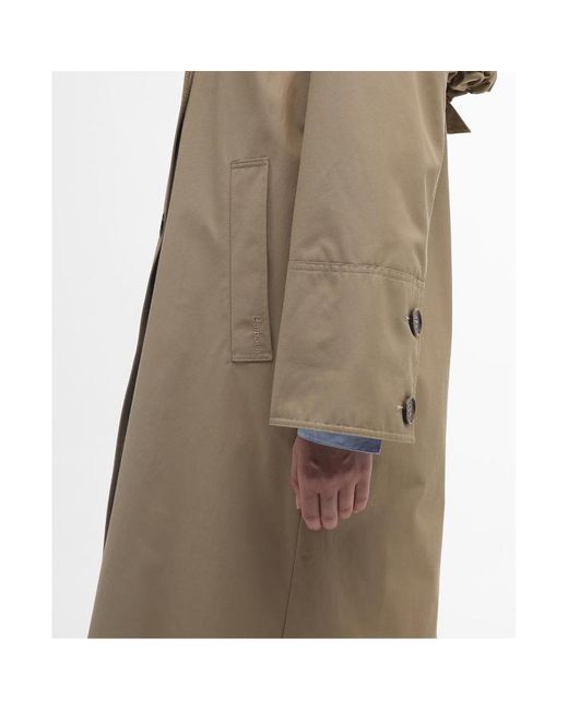 Barbour Natural Beatrix Showerproof Trench Coat